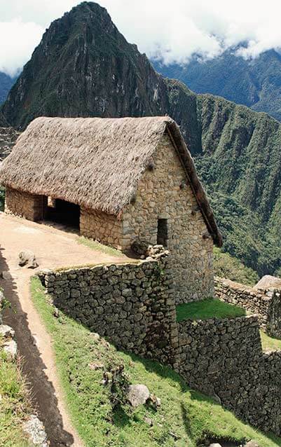 Patio central Machu Picchu